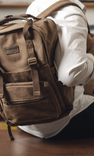 MATERA MOCHILA LANIN CANVAS TOSTADO