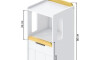 Estantería 1 Puerta 1 Estante - Petit Estantería 1 Puerta 1 Estante - Petit