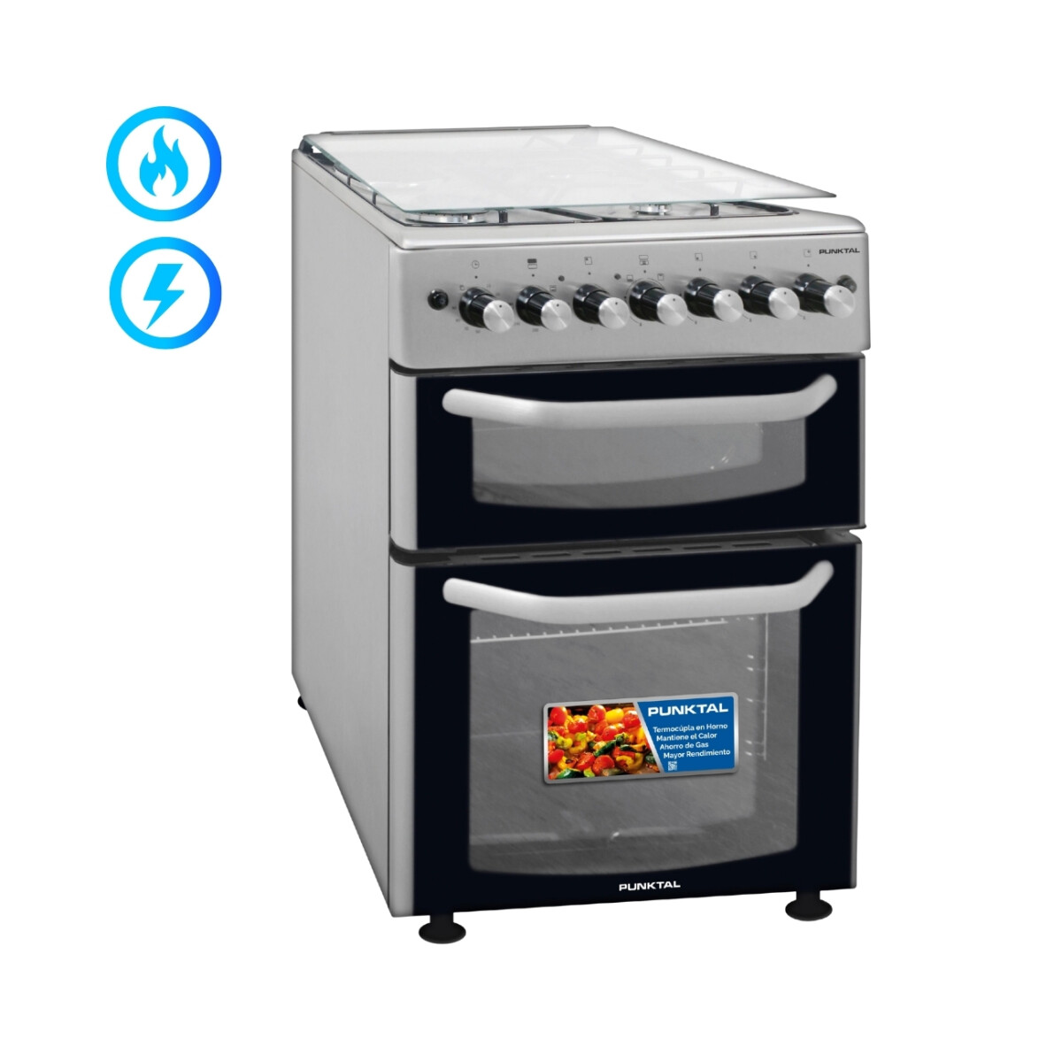 COCINA COMBINADA TURCA PUNKTAL DOBLE HORNO 