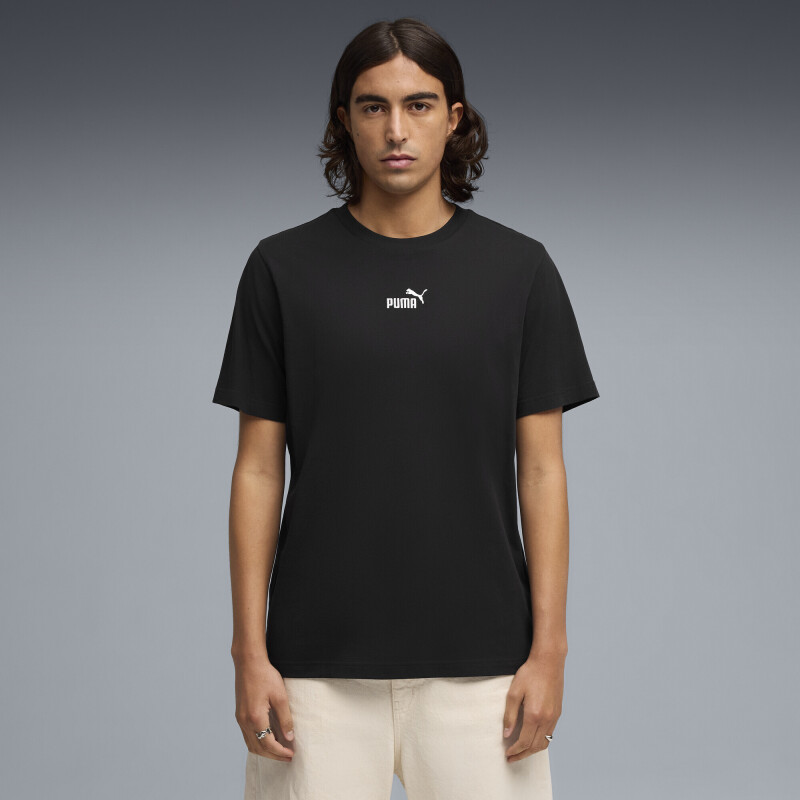 Remera Puma ESS Small Nº1 Logo center.Tee de Hombre - 692912 01 Negro
