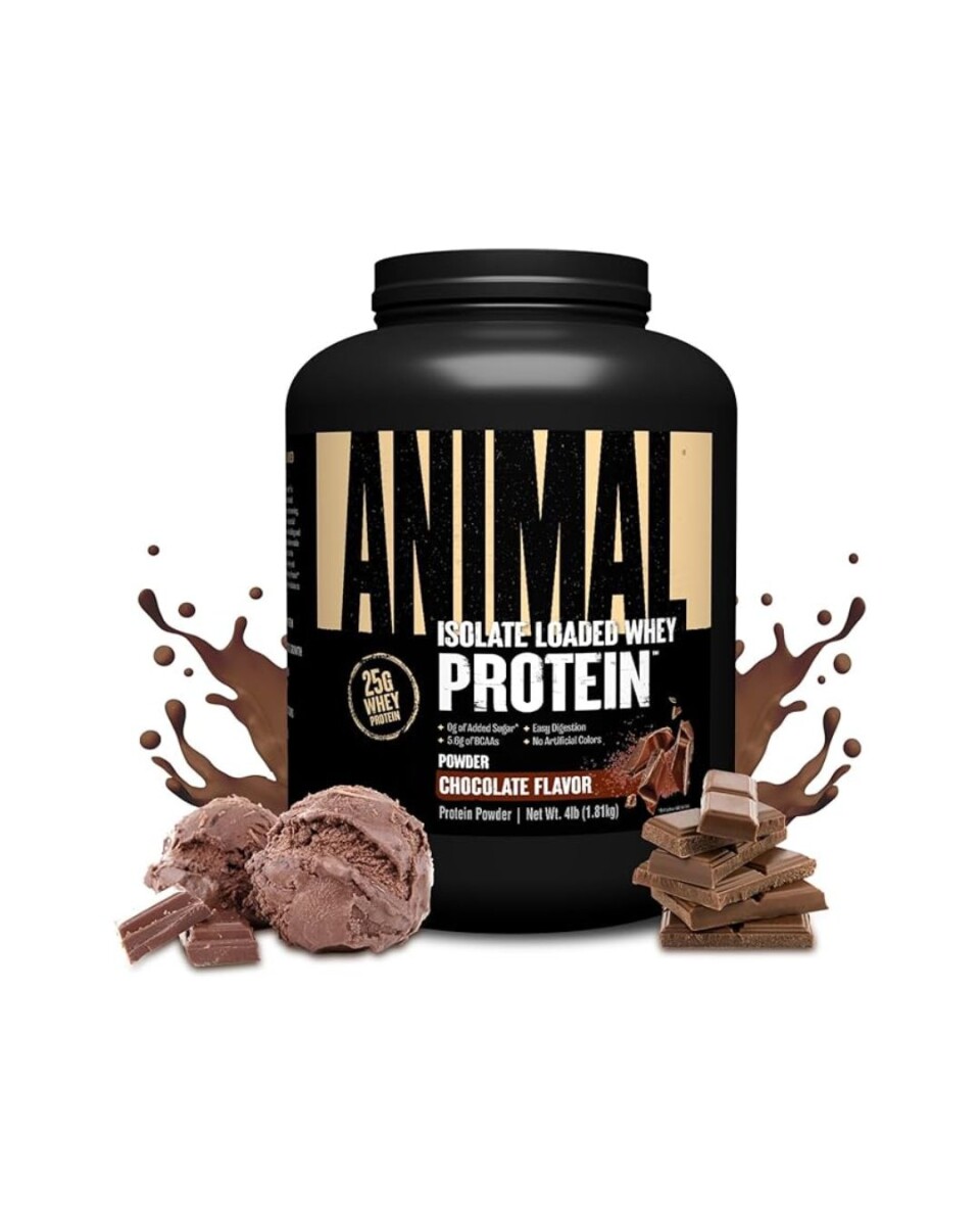 Whey Protein Isolado 4lb Animal– Sabor Chocolate 