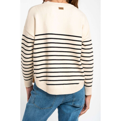 Sweater Rayado Negro