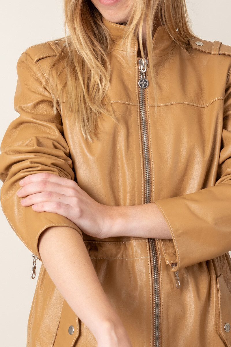 Cazadora antonia Beige