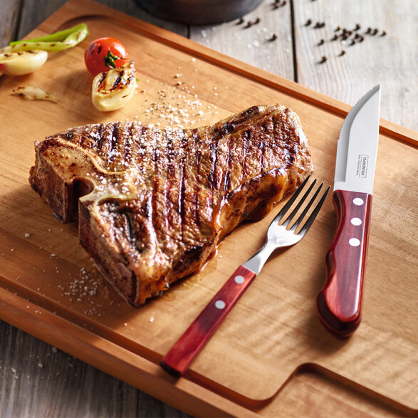 Tenedor rojo Jumbo (1 pz.) "Polywood" -TRAMONTINA TN9211