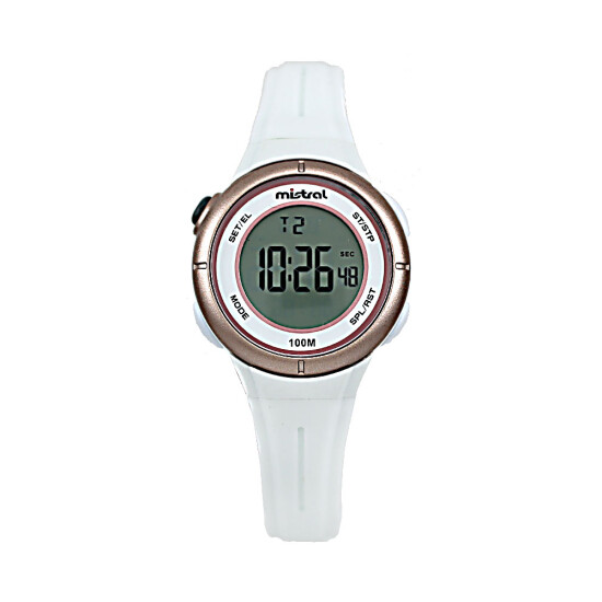 Reloj Mistral Deportivo Silicona Blanco 0