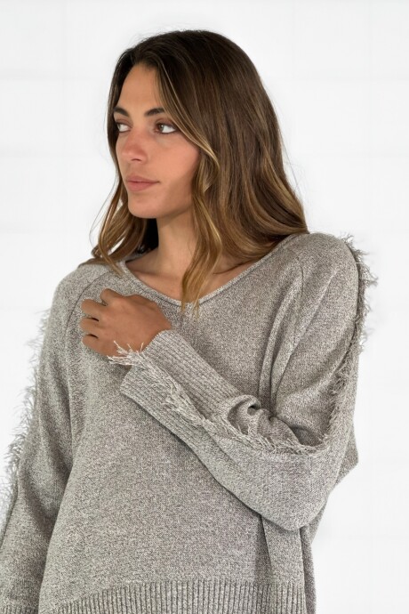 SWEATER LINO DUNA Vison