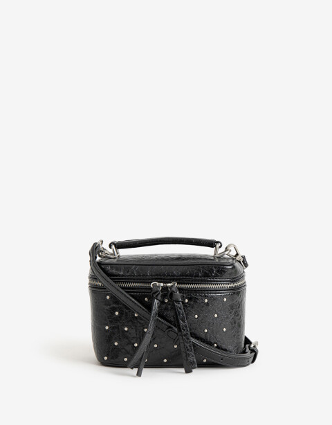 Bandoleras Cartera Formato Bandolera Con Tachas - Negro
