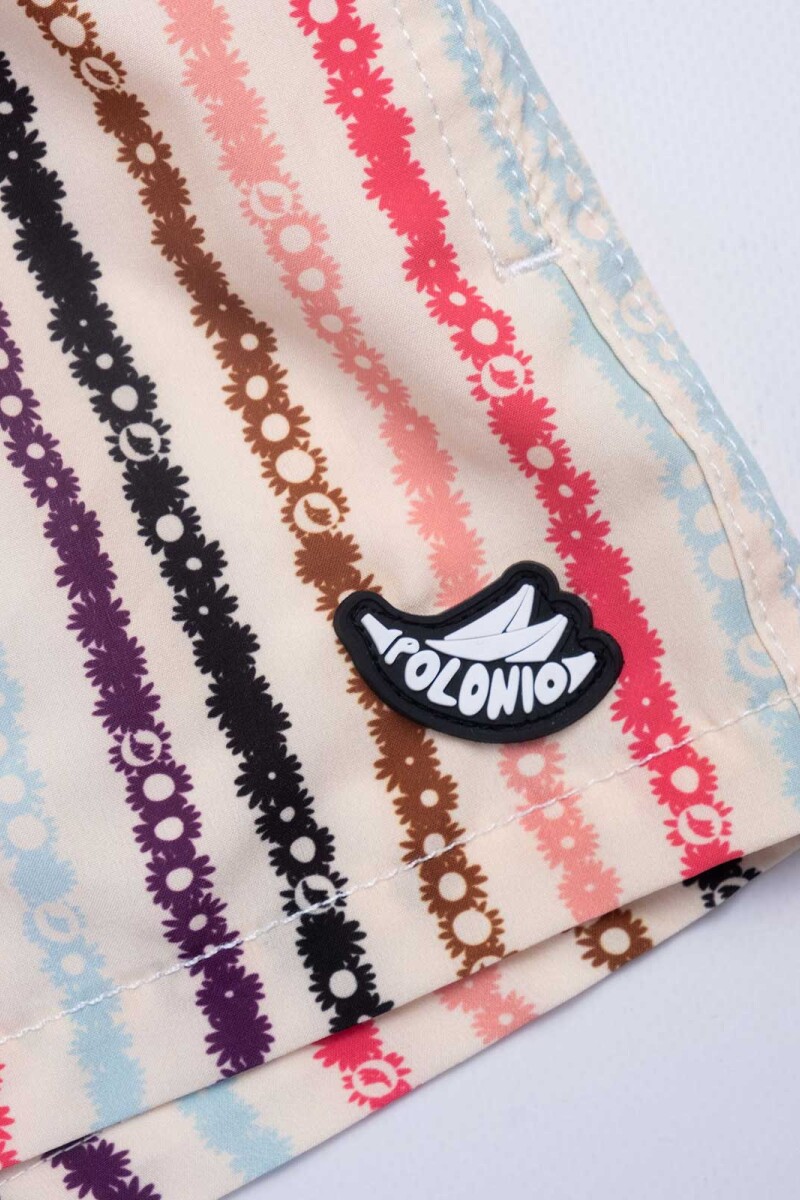 KIDS FLORAL STRIPE CLASSIC Cream