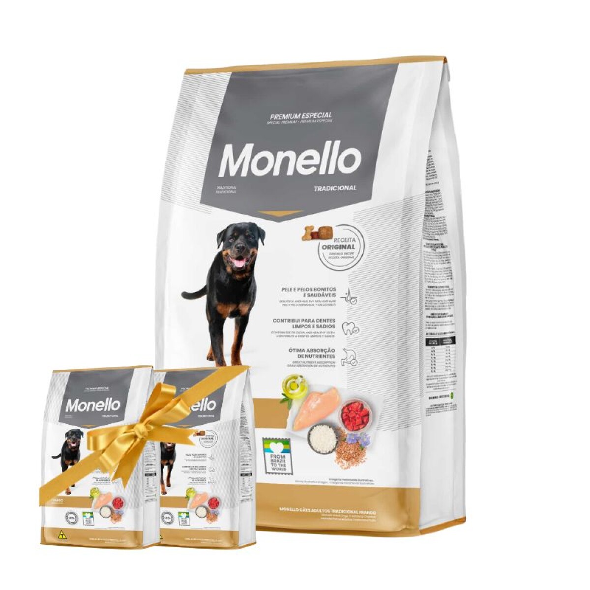 Monello Adulto Tradicional Todas Las Razas 15Kg +2kg de Regalo! 