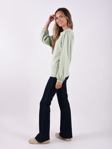 BLUSA MACA VERDE CLARO