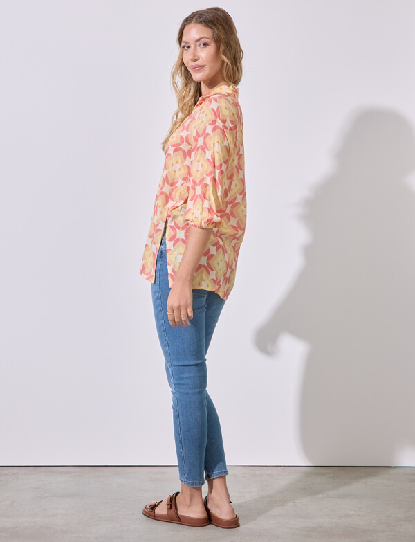 Camisa Sunset ANARANJADO/MULTI