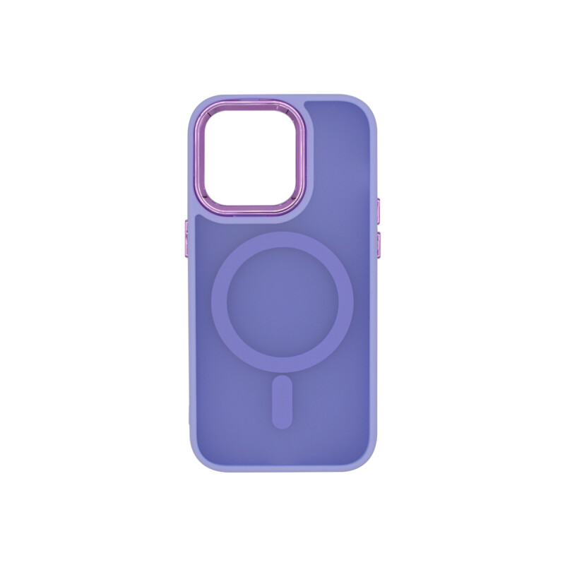Protector para iPhone 15 Pro MagSafe color púrpura Protector Para Iphone 15 Pro Magsafe Color Púrpura