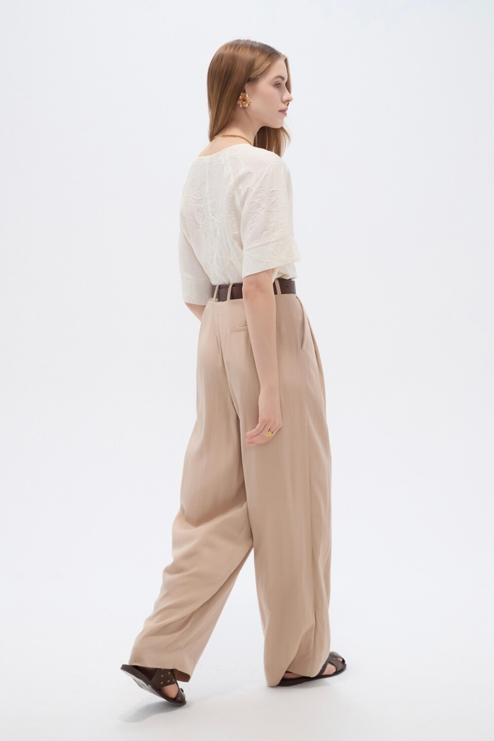 Pantalon Aeral Beige