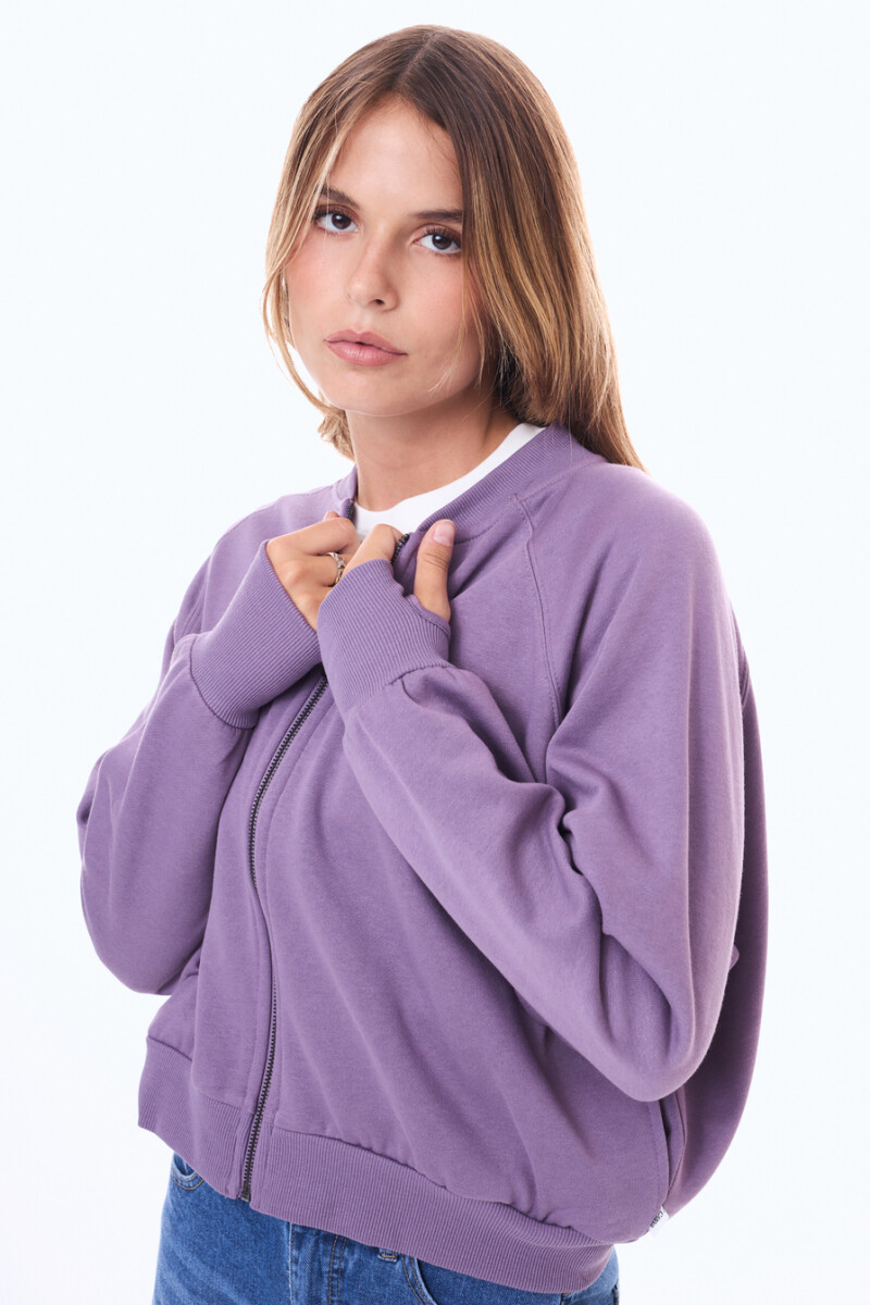 Campera de felpa Taubate Violeta