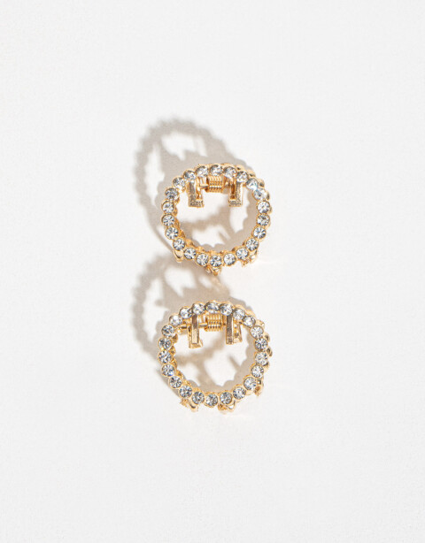 Broches Sets Strass Set De Broches Con Strass - Combinacion Bicolor