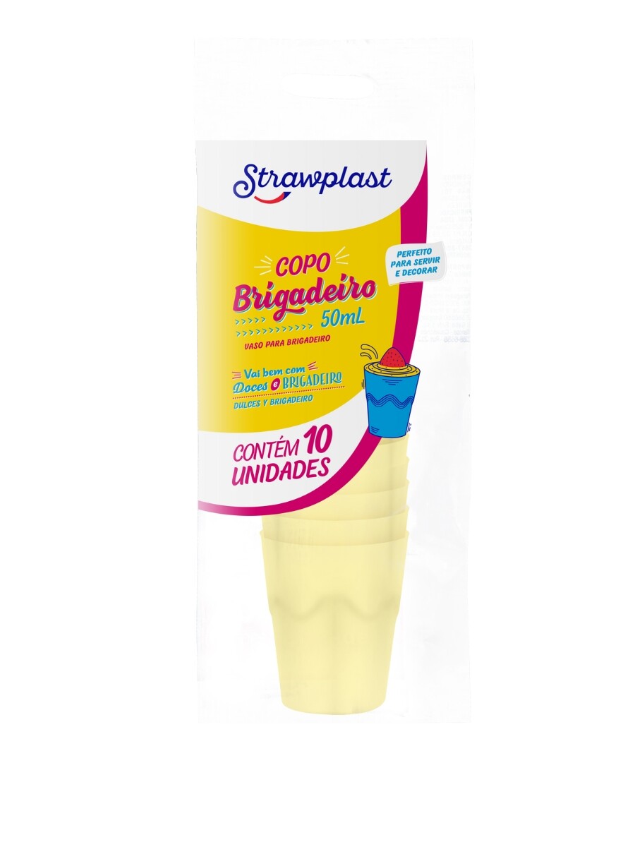 VASO BRIGADEIRO amarillo