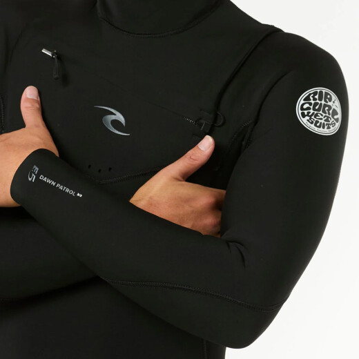 Traje Rip Curl Dawn Patrol Chest Zip 4/3 - Negro Traje Rip Curl Dawn Patrol Chest Zip 4/3 - Negro