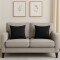 Set x2 funda de almohadones lisa 43 x 43 cm NEGRO