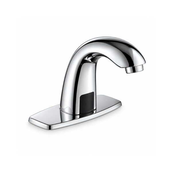 Grifería de Baño con Sensor Curvo Cromado para Agua Fría Grifería De Baño Con Sensor Curvo Cromado Para Agua Fría