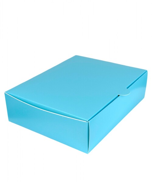 Caja para masas 1kg (30x22,5x6,5 cm) CELESTE