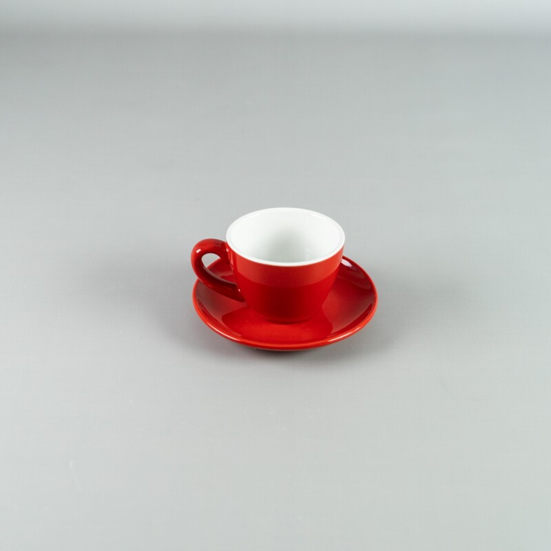 Taza Te 160ml c/ Plato 14cm Rojo Choosing Taza Te 160ml c/ Plato 14cm Rojo Choosing
