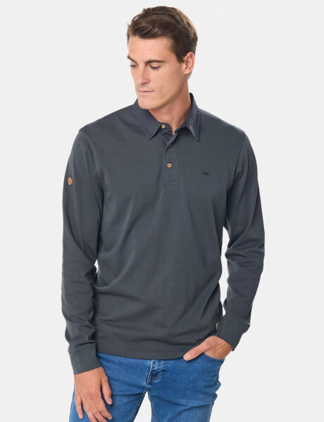 POLO JERSEY LISA Gris