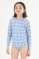 Tshirt manga larga 4-16a Flores