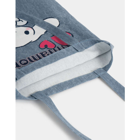Tote Bag Denim ''cinnamoroll'' Combinacion Multicolor