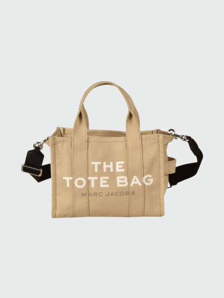 Marc Jacobs- Bolso de lona, The Small Tote Beige