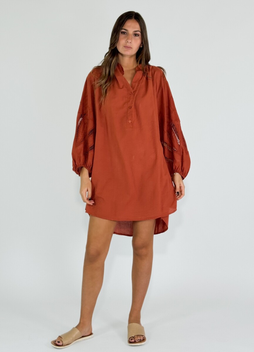 VESTIDO PORTOFINO - LADRILLO 