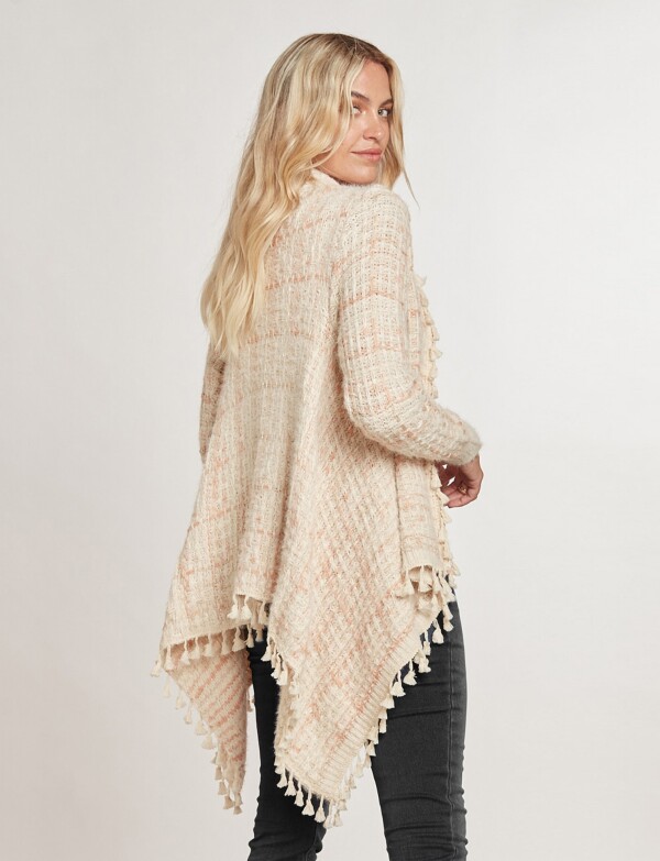 Cardigan Tejido CRUDO/MULTI