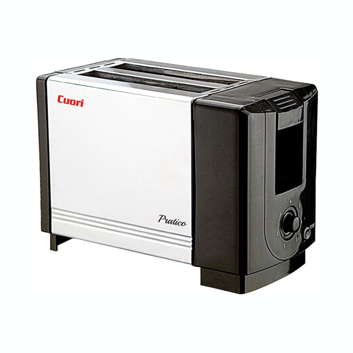 Tostadora Eléctrica CUORI Pratico 700W Capacidad 2 Panes 