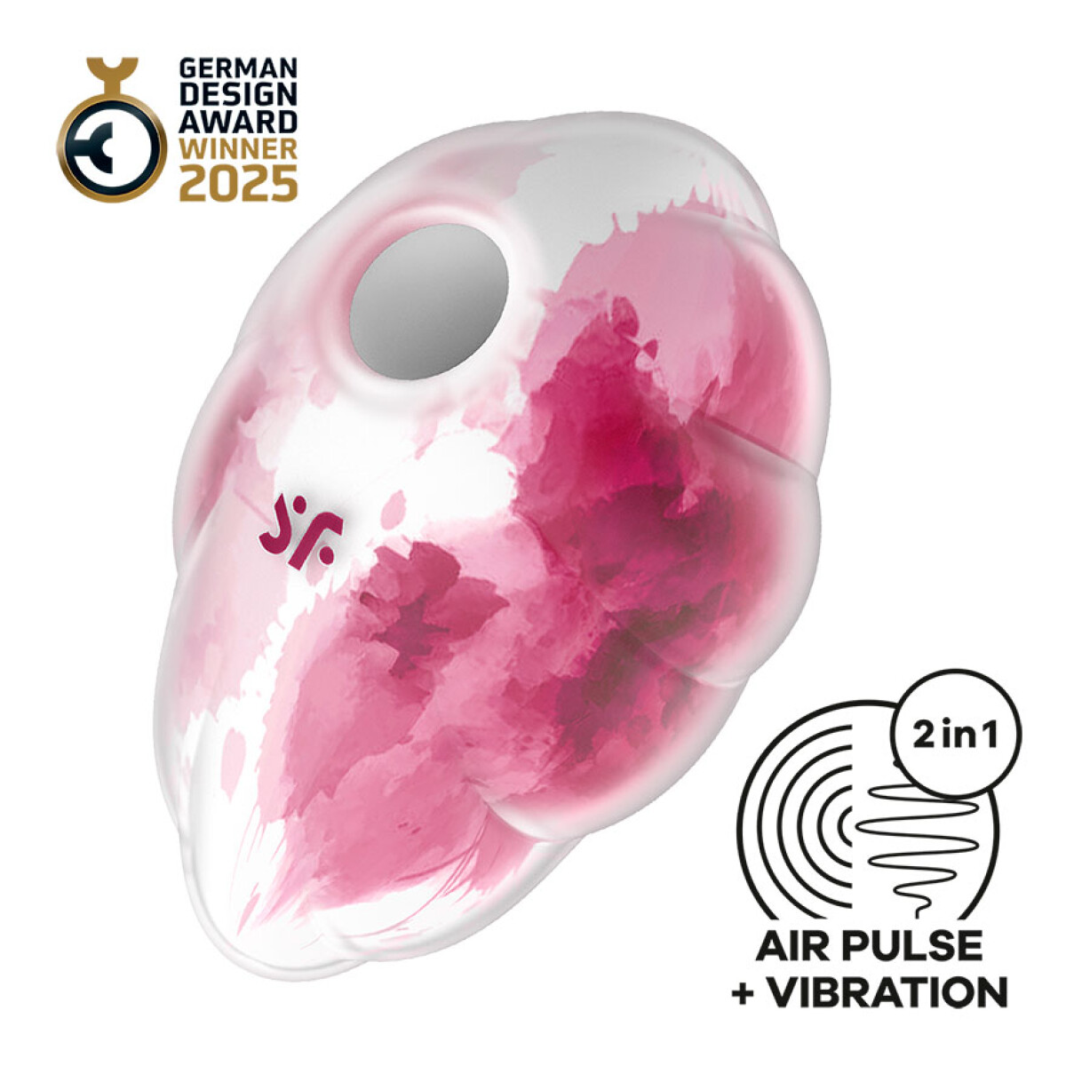 Satisfyer Cloud Dancer Succionador Clítoris Vibrador - Rojo 