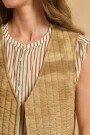 CHALECO GISO Camel