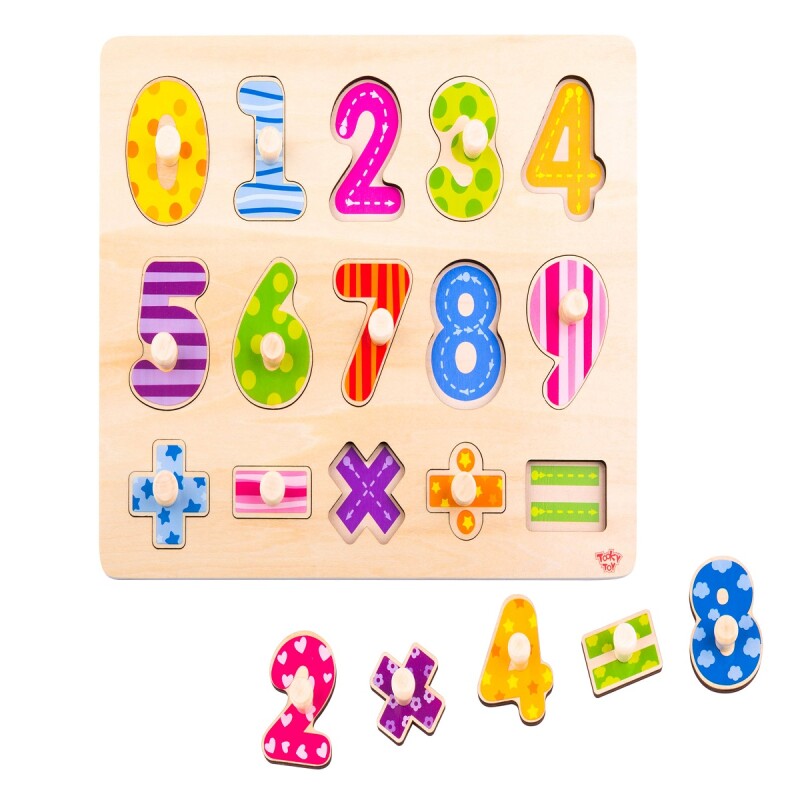 tooky toy puzzle de numeros 16 pzs tooky toy puzzle de numeros 16 pzs