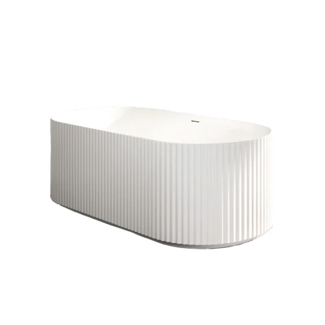 BAÑERA DE 170X80X65 BLANCO MATE INCLUYE DESAGUE BLANCO