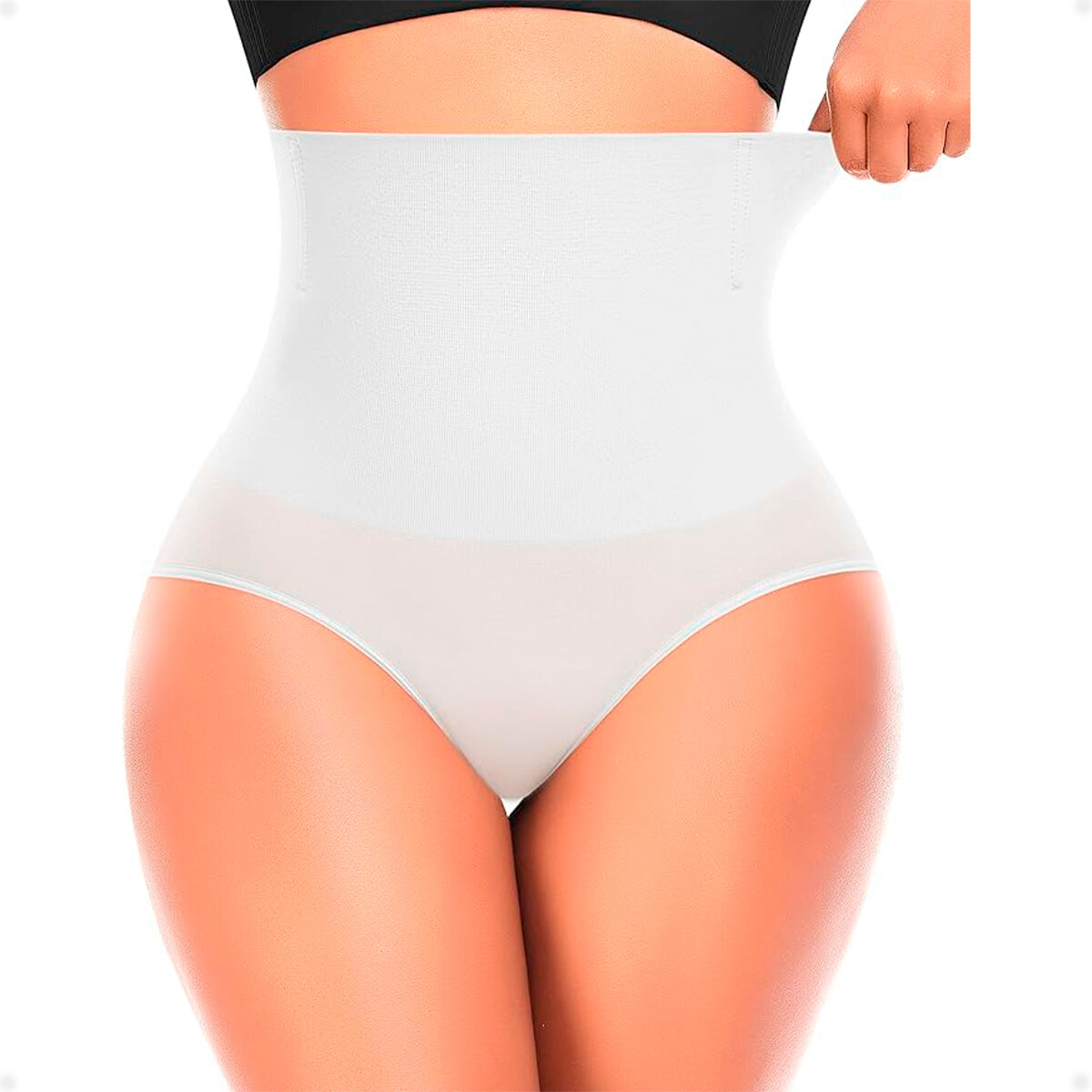 Faja Bikini Reductora Con Broche - Blanco 
