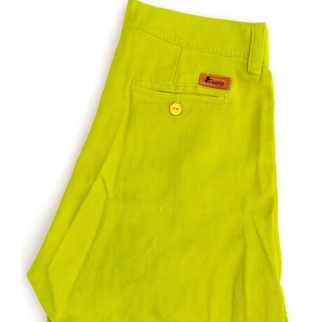 Short dama de lino Verde