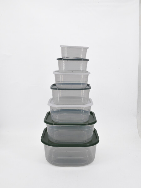 CONTENEDOR ALIMENTOS PACK X7 MULTICOLOR.