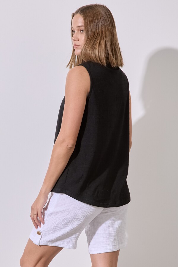 Musculosa Frunces NEGRO