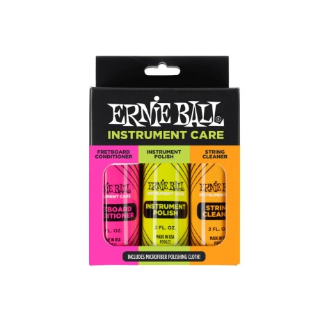 Kit mantenimiento Ernie ball P04225 3pcs + paño Kit mantenimiento Ernie ball P04225 3pcs + paño