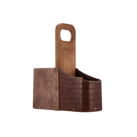 Matera Madera Combinada Croco Marrón