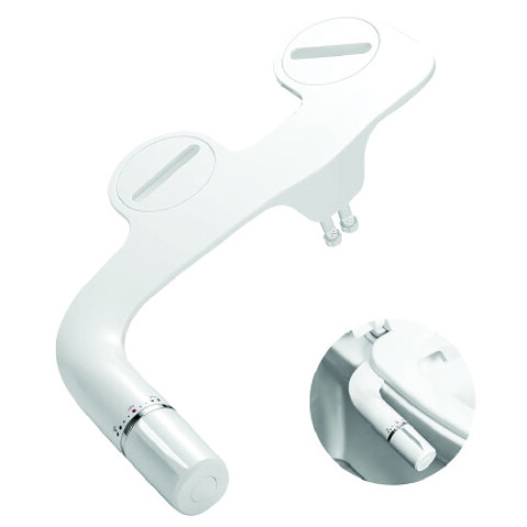 Bidet Para Inodoro Moderno Adaptable Ducha Higienica Baño Color Blanco