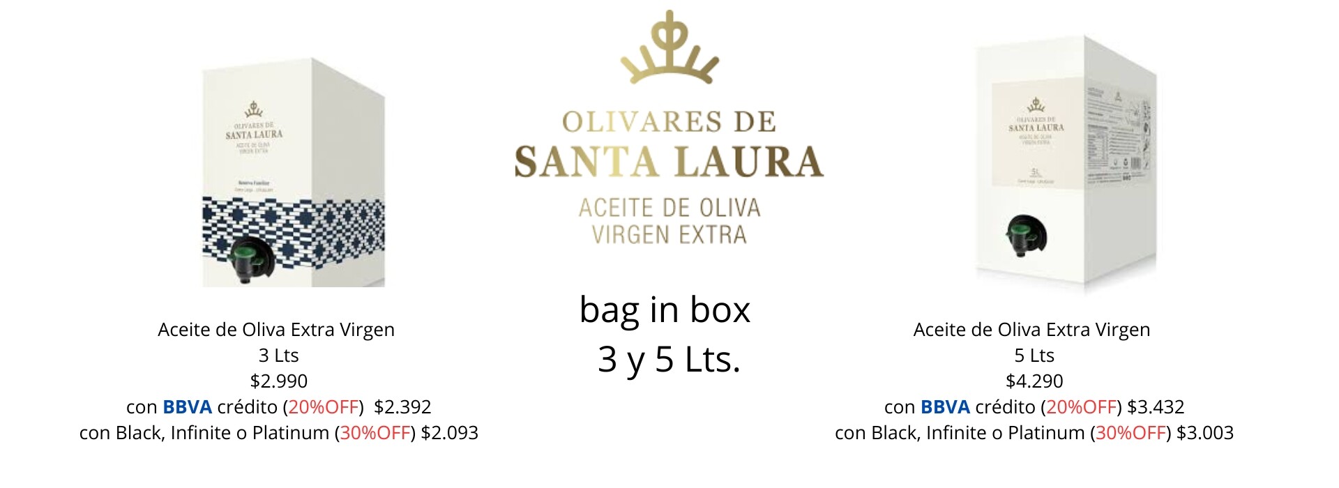 Aceite de Oliva Virgen Extra Olivares de Santa Laura