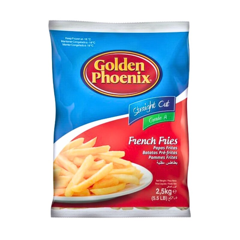 Papas fritas Golden Phoenix - 2,5 kg Papas fritas Golden Phoenix - 2,5 kg