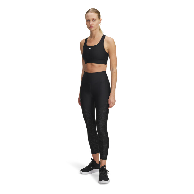 Calza Training Under Armour de Mujer - 1386407-002 Negro-blanco