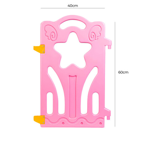 Corral Cerco Pelotero Pvc 40x60cm Plástico X Unidad Rosa