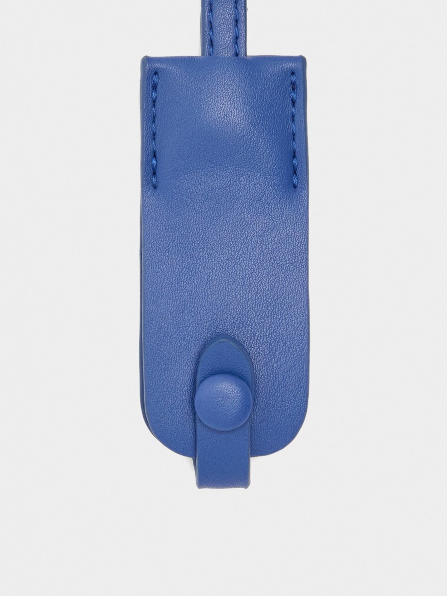 Bolso Tote Con Cinturón Y Colgante camel