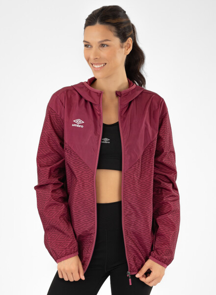 Campera micro deportiva umbro Bordeaux