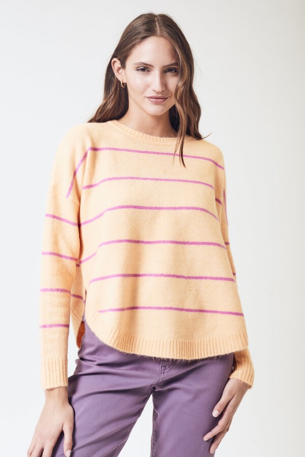 Sweater Rayado Melon